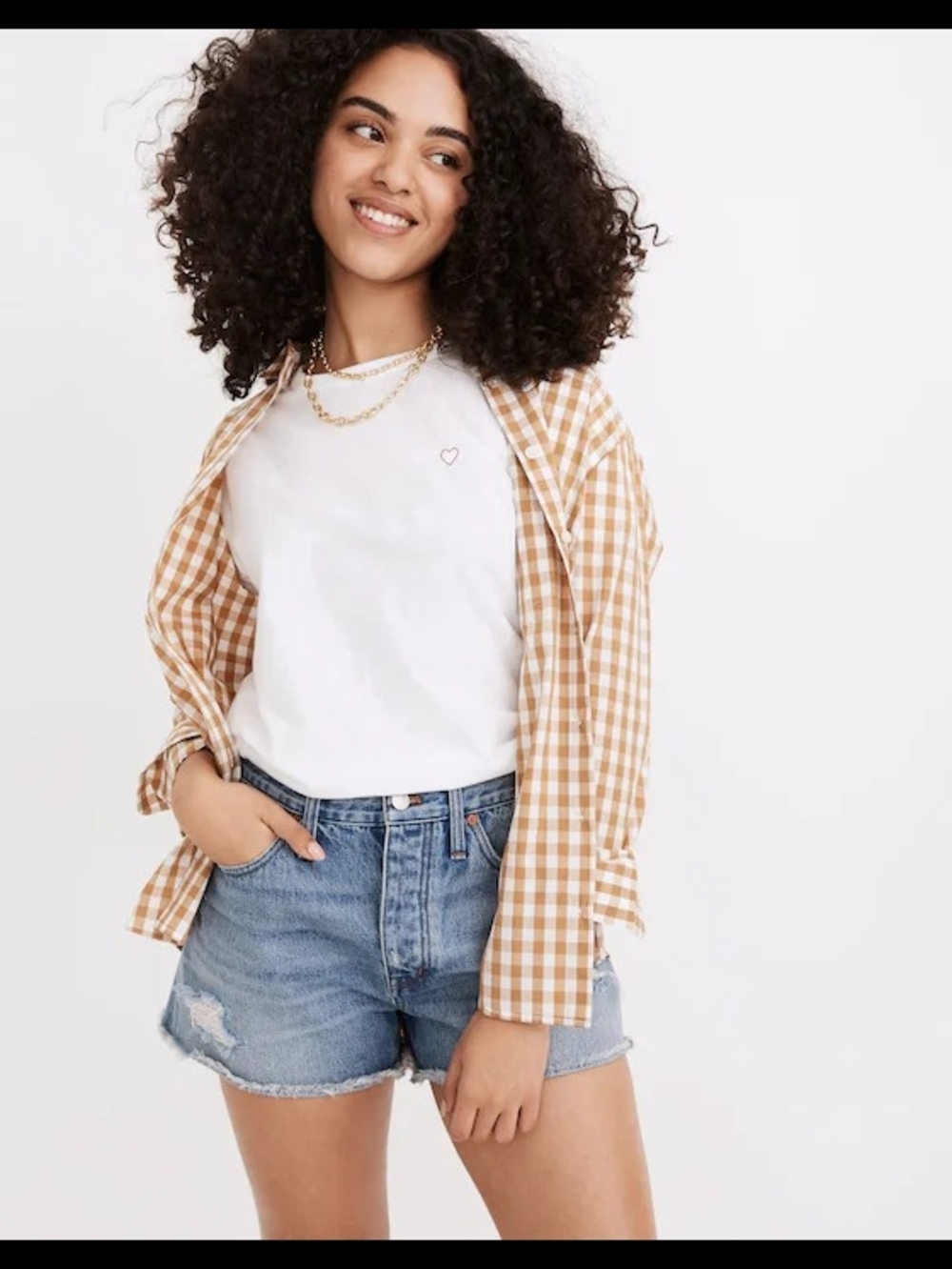 Madewell Light Blue Distressed Denim Jean Shorts